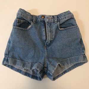 American Apparel Woman Jean Shorts